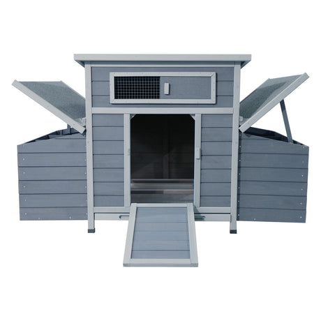 Large Chicken Coop Outdoor Hen House & Dual Nesting Boxes HouseOfZazla