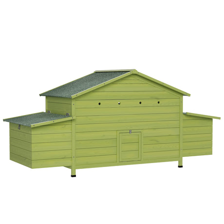 11.12 ft² Large Wooden Chicken Coop with Nesting Boxes & Perch HouseOfZazla