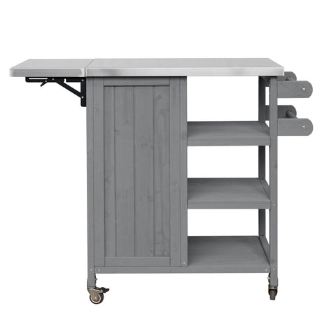Foldable Outdoor Kitchen Island Patio Kitchen Cart HouseOfZazla