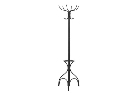 Coat Rack Hall Tree with 12 Hooks and Umbrella Holder HouseOfZazla