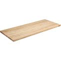 Workbench Top - Maple Butcher Block Square Edge, 72" W x 36" D x 2-1/4" Thick - WoodArtSupply