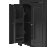 Bathroom Storage Cabinet, Adjustable Shelves & Drawer, Freestanding Tower