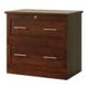 Realspace® 29-7/16"W x 18-1/2"D Lateral 2-Drawer File Cabinet, Mulled Cherry Realspace