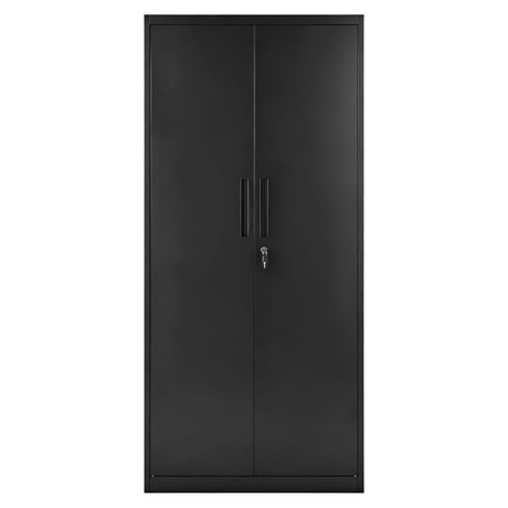 Metal Storage Cabinet, 68.9 in Lockable Steel Garage Cabinet HouseOfZazla