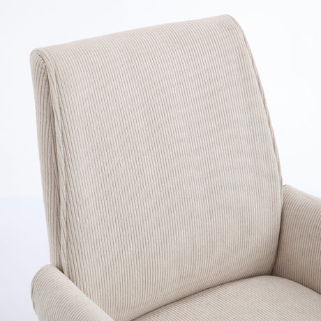 Ergonomic Mid-Back Office Chair With Gold Base HouseOfZazla