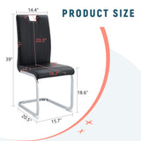 Bow Shaped Chairs, Ergonomic Design, Non Slip Base