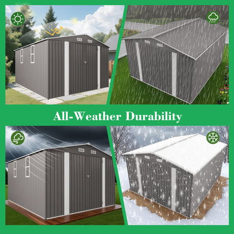 Outdoor Storage Shed With Lockable Doors HouseOfZazla