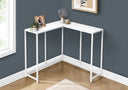 Corner Accent Console Table For Entryway, Unique L-Shaped Design HouseOfZazla