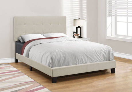 Transitional Upholstered Bed Frame HouseOfZazla