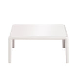 The Sleek All-Weather Resin Outdoor Loveseat and Coffee Table Set