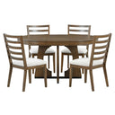Round Dining Table Set For 4 With Chairs HouseOfZazla