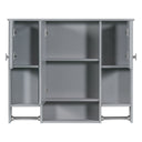 Wall Mounted Bathroom Storage Cabinet With Mirror, Medicine Cabinet With Towel Bar HouseOfZazla