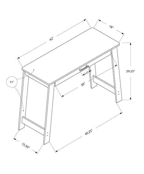 Stylish Design Computer Desk for Home Office with Storage Drawers HouseOfZazla