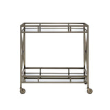 Kristensen - Serving Cart - Antique Gold