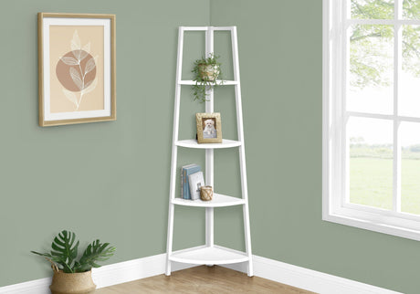 Bookshelf Etagere Corner 4 Tier Office Contemporary & Modern HouseOfZazla