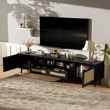 TV Stand Media Console With Cable Management