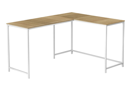 L-Shaped Corner Computer Desk with Contemporary Marble Look HouseOfZazla