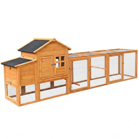 Large Chicken Coop with Nest Box and Run HouseOfZazla