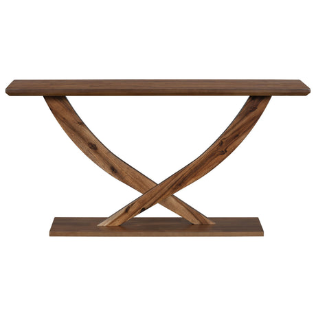 Console Table With Cross Leg Base and Reinforced Support Plate HouseOfZazla