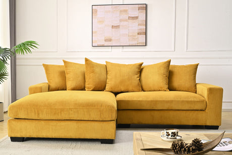 Luxe - Oversized 2 Piece Sectional Couches For Living Room, L Shaped Sofa With Chaise HouseOfZazla