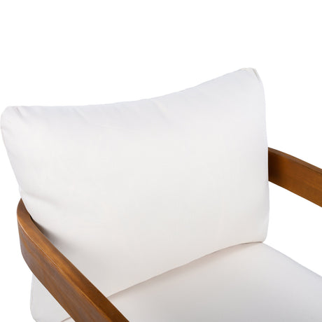 Premium Acacia Wood Outdoor Club Chair HouseOfZazla