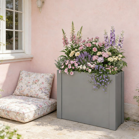 Balcony Herb Box, Outdoor Planter Box, Elevated Garden Bed HouseOfZazla