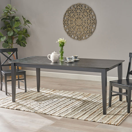 Farmhouse Charm Dining Table With Square Leg HouseOfZazla