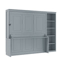 Sturdy Murphy Bed With Desk And Bookshelf HouseOfZazla