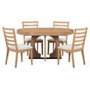 Round Dining Table Set For 4 With Chairs HouseOfZazla