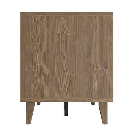 Modern 60 Inch TV Stand in Classic Walnut Finish HouseOfZazla