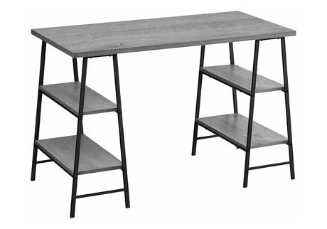 Computer Desk For Home Office, Storage Shelves, Industrial Design HouseOfZazla