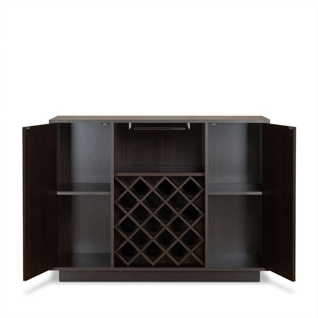 Hazen - Wine Cabinet - Espresso HouseOfZazla