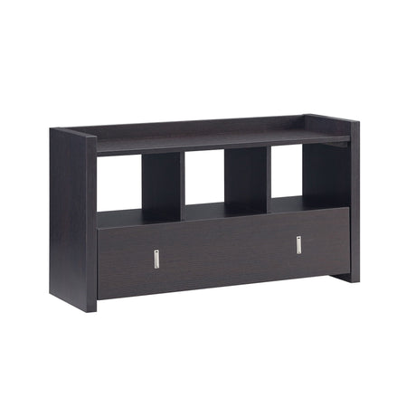 Shoe Entry Bench With Three Shelves, One Drawer With Divided Compartment HouseOfZazla