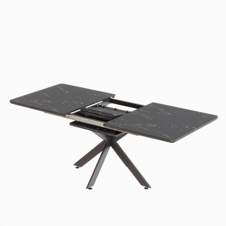 Modern Mid-Century Dining Table Set With Extendable Design HouseOfZazla
