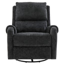 Manual Recliner Massage Chair With Swivel Rocker, 8 Massage Modes, Side Storage Pocket HouseOfZazla