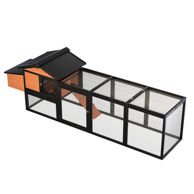 Chicken Coop With Run And Nesting Box