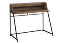 Computer Desk for Home Office with Marble Look and Storage Shelves HouseOfZazla