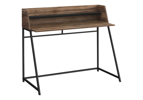 Computer Desk for Home Office with Marble Look and Storage Shelves HouseOfZazla