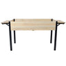 Raised Garden Bed With Metal Legs and Folding Storage Shelf HouseOfZazla