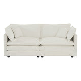 Sofa Set of 2 Chenille Couch, 2+3 Seater Sofa Set Deep Seat Sofa