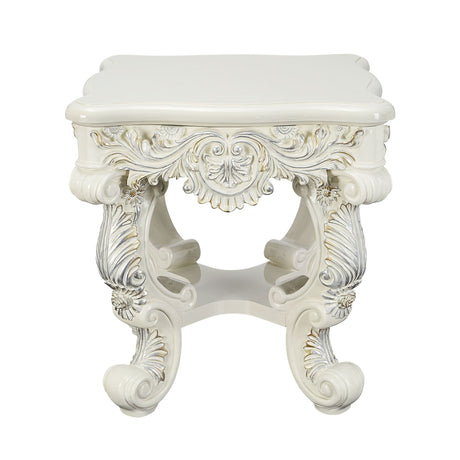 Adara Elegant White Coffee Table HouseOfZazla