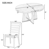 Round Dining Table Set For 4 With Chairs