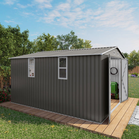 Outdoor Storage Shed With Lockable Doors HouseOfZazla