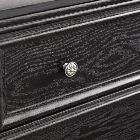 Modern 5-Drawer Black Dresser for Living Room Storage HouseOfZazla