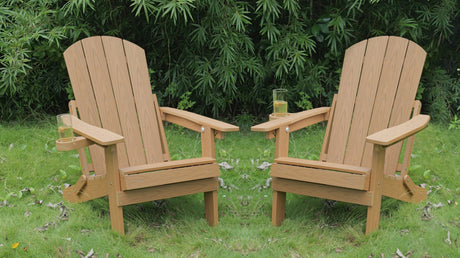 2-Piece All-Season Outdoor Lounge Chairs For Patio Leisure & Garden Relaxation Moments HouseOfZazla