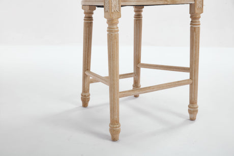 French Country 26'' Height Bar Chairs Set of 2 HouseOfZazla