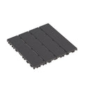 Plastic Interlocking 44 Pack Patio Deck Tiles, Square Waterproof Outdoor All Weather Use HouseOfZazla