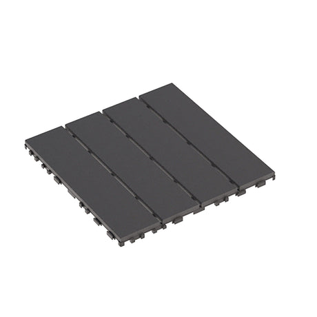 Plastic Interlocking 44 Pack Patio Deck Tiles, Square Waterproof Outdoor All Weather Use HouseOfZazla