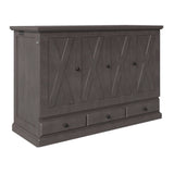 Murphy Bed Chest Cube Cabinet With Charging Station And Large Storage Drawer