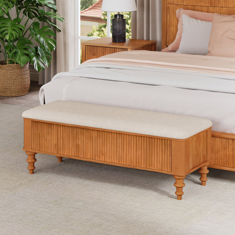50.8-Inch Multi-Functional Storage Ottoman Bench HouseOfZazla